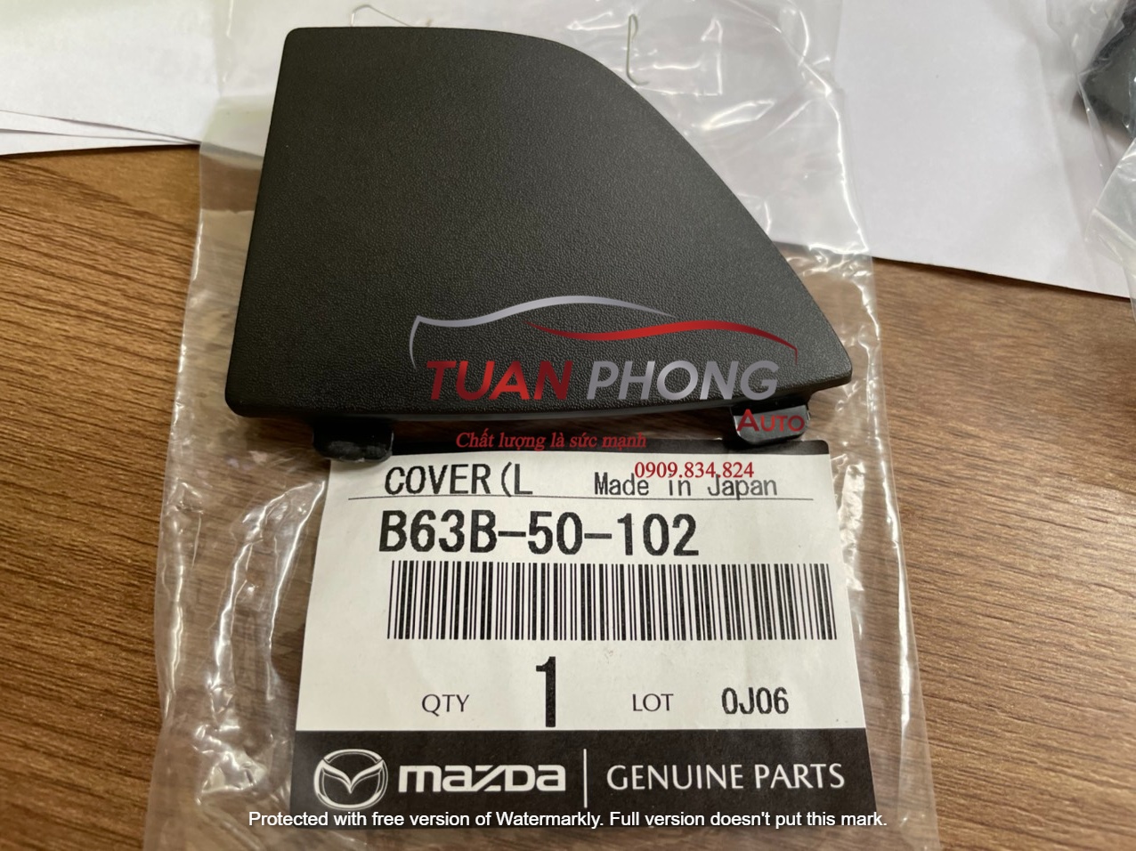 NẮP LƯỚI CẢN TRƯỚC TRÁI MAZDA 3 2017 2018 2019 B63B-50-102